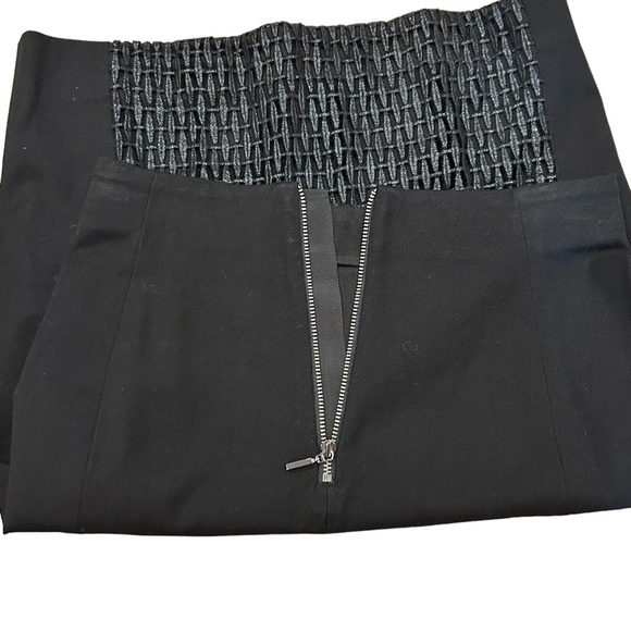 Roland Mouret for Banana Republic Black Woven Pencil Skirt 2 - Picture 4 of 10